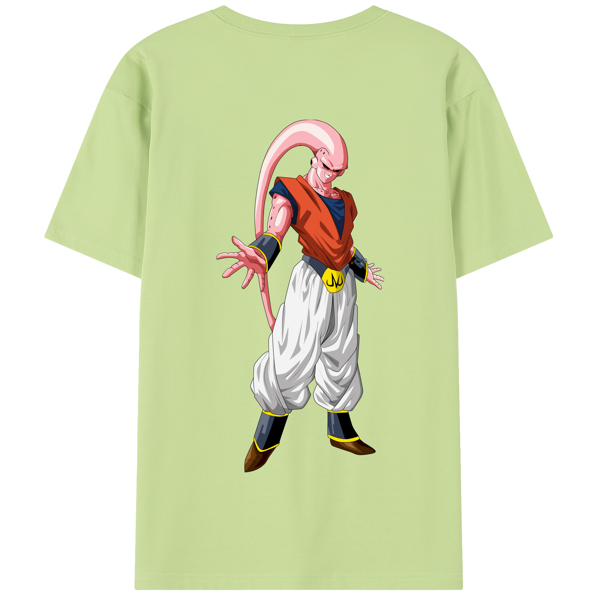 （画像用） ドラゴンボール 魔人ブウ DRAGON BALL Majin Buu 綿100％半袖Tシャツ（背面プリント）